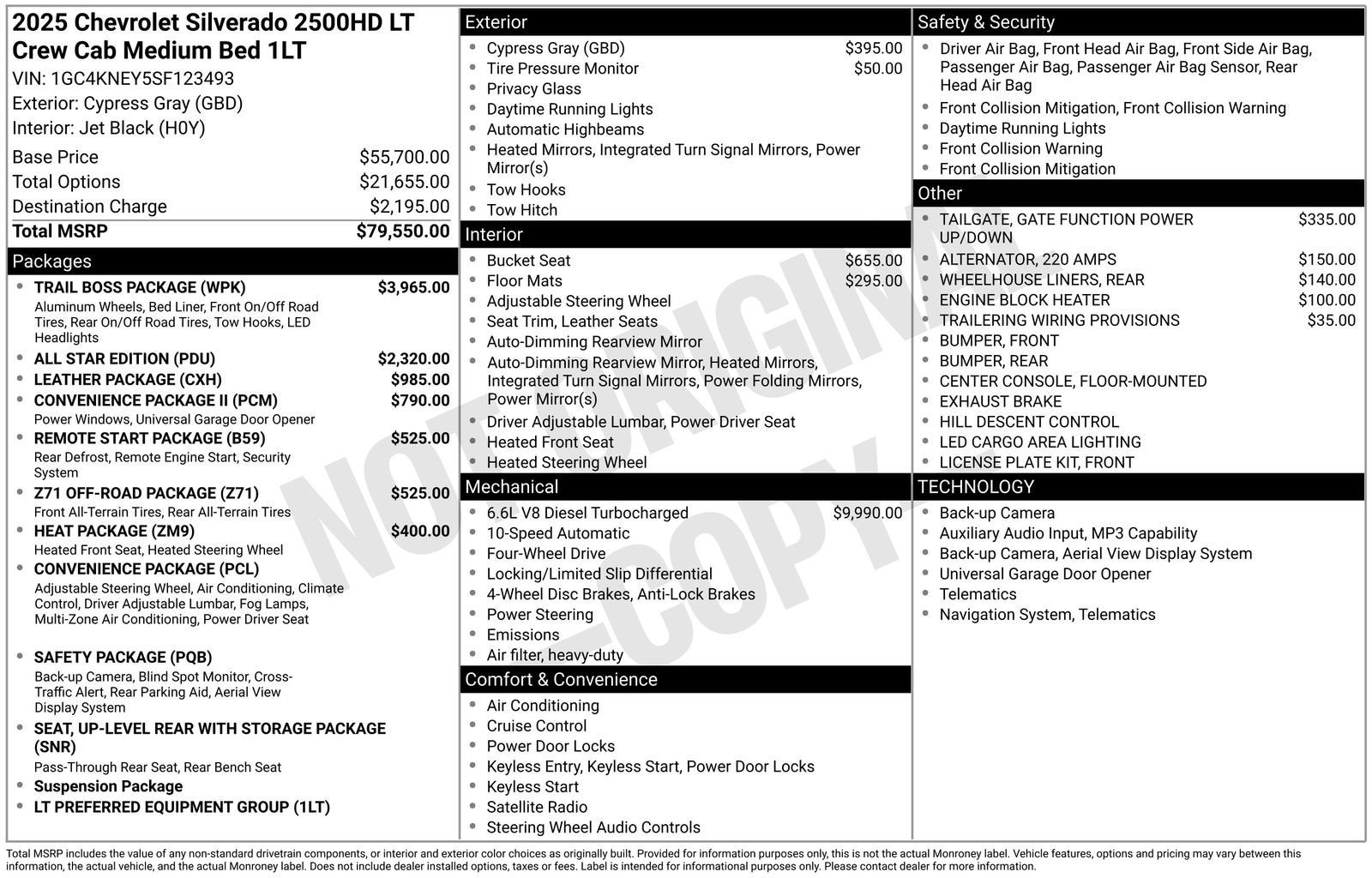 2025 Chevrolet Silverado 2500 HD LT