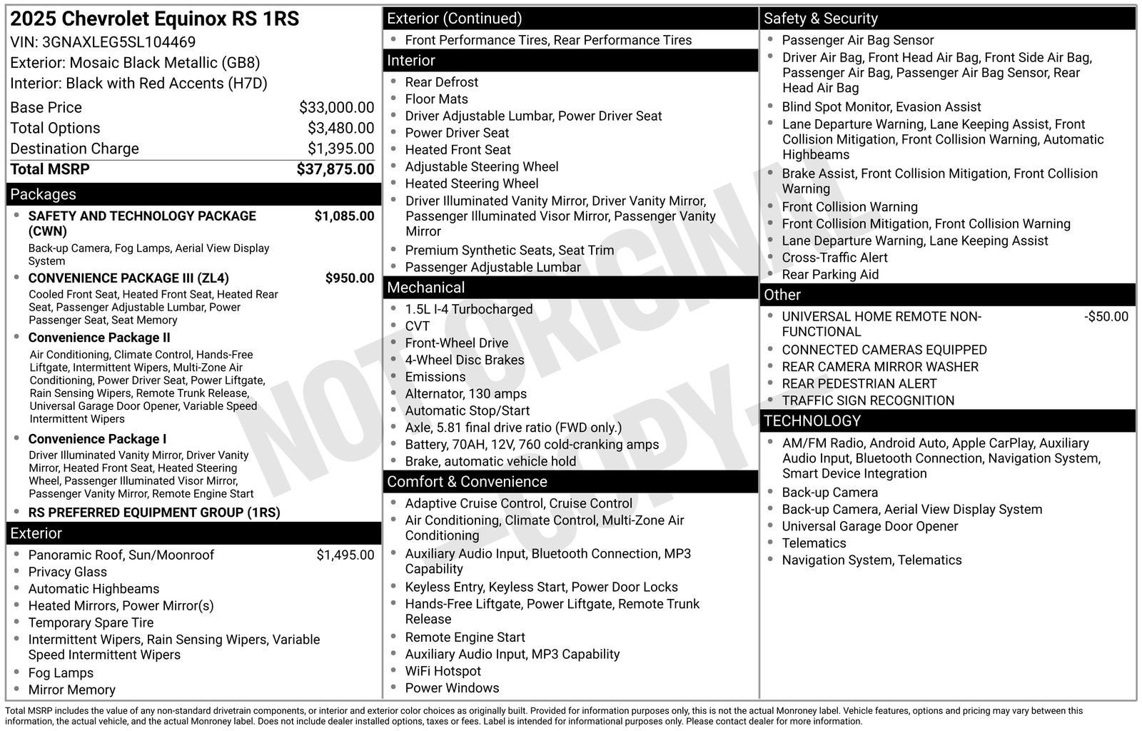 2025 Chevrolet Equinox RS