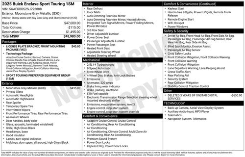 2025 Buick Enclave Sport Touring