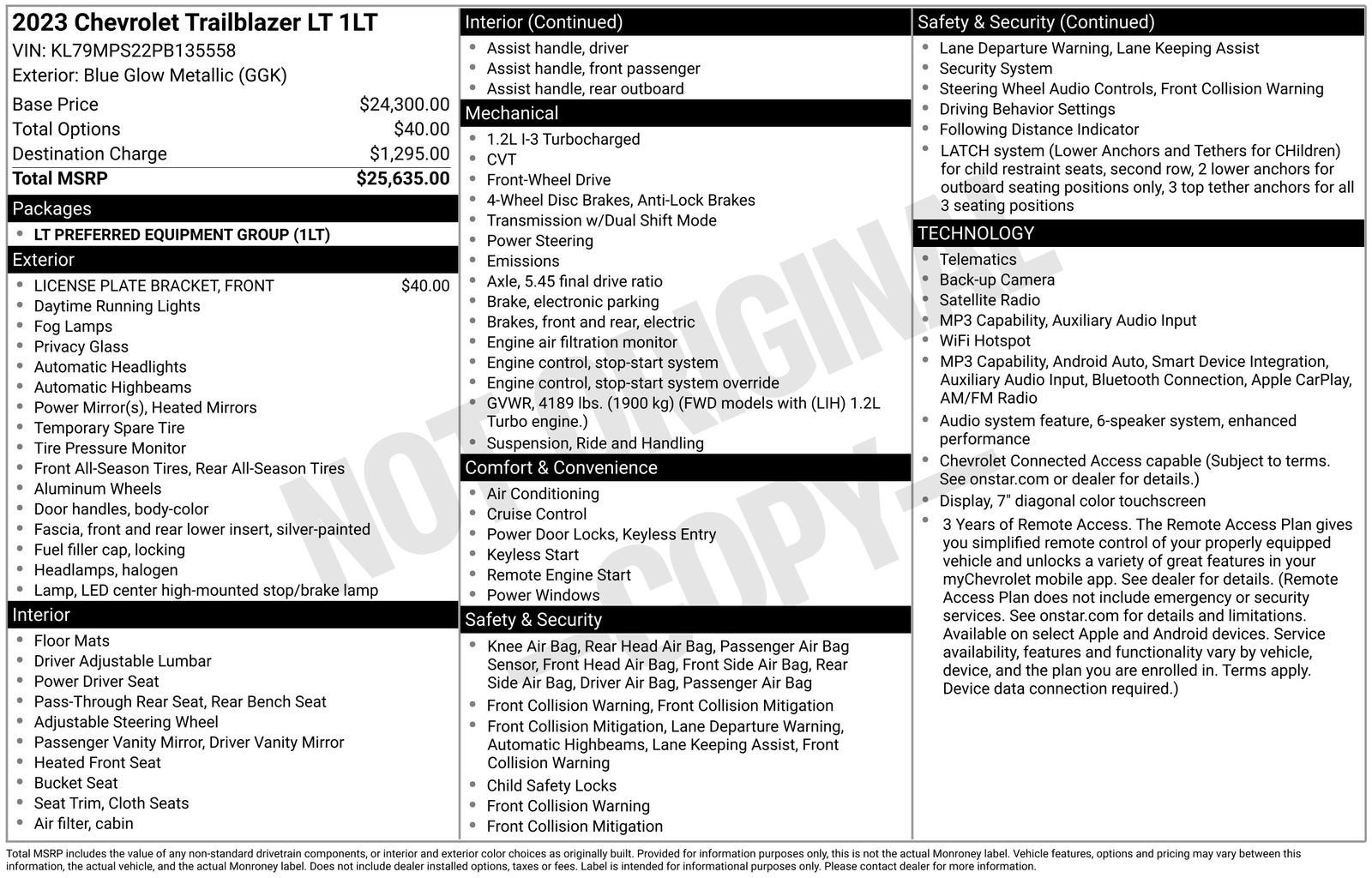 2023 Chevrolet Trailblazer LT