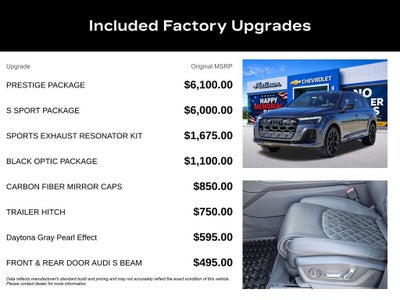 2025 Audi SQ7 Prestige TFSI quattro Tiptronic